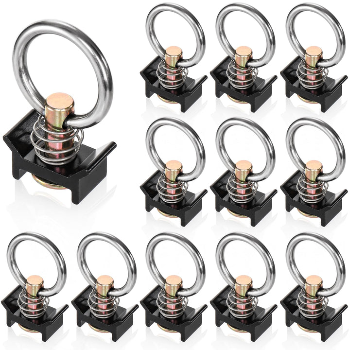 Cididu front package of 12 L-track studs showing full set and labeling, easy restocking benefit
