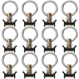 Cididu stud next to coin for scale, compact design simplifies storage and multiple placements