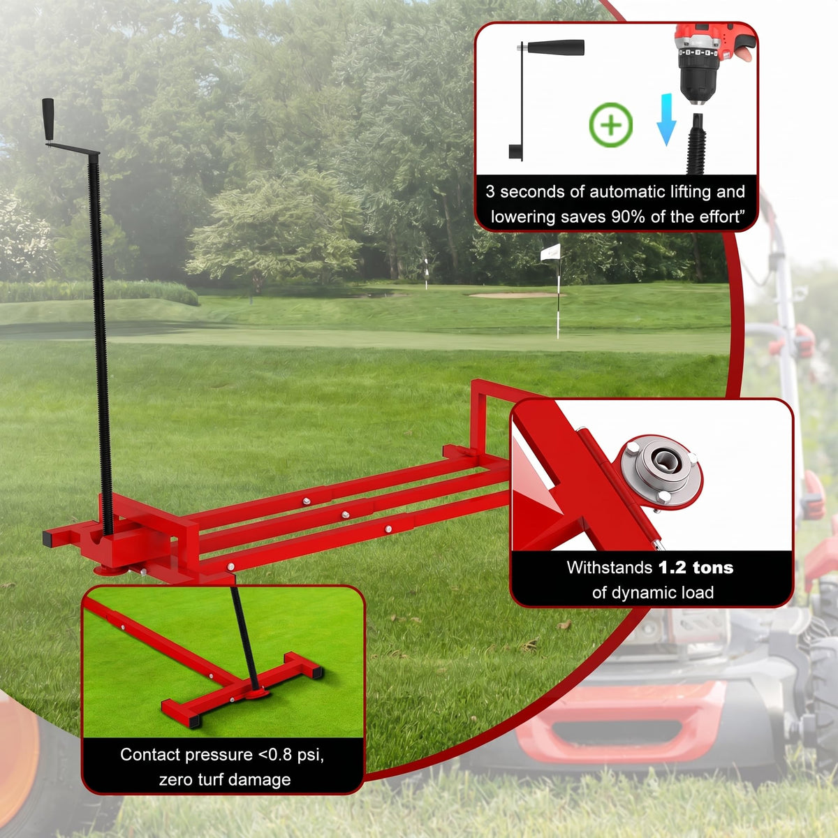 CIDVJ non-slip base plate detail providing secure placement and reduced shifting benefit