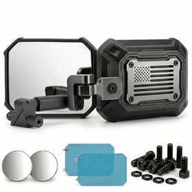 CIDVJ front view mounted on Jeep showing wide visibility benefit