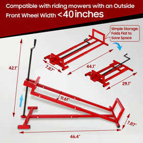 CIDVJ telescoping extension detail showing adjustable height and compact storage benefit