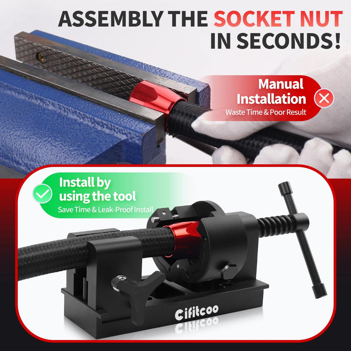 Cifitcoo close-up of a die edge displaying precise CNC machining for consistent seating