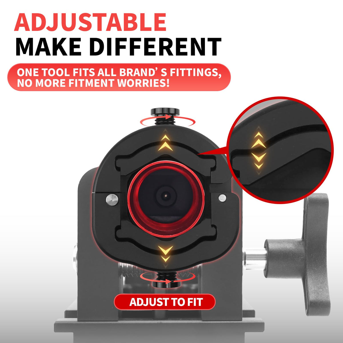 Cifitcoo set screws clamping a socket nut to ensure centered alignment and safety