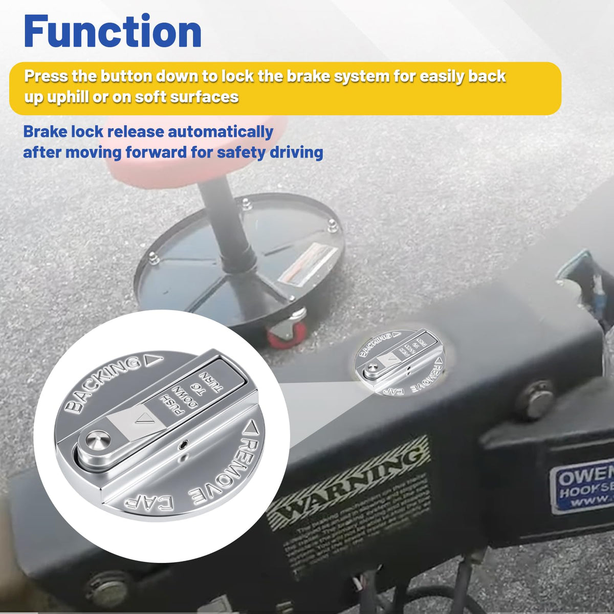 Cikroci installed on actuator showing restored reverse-lock safety