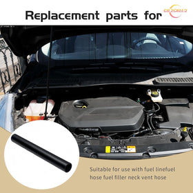 Cil2Crlu2 hose installed on filler neck demonstrating secure fit benefit