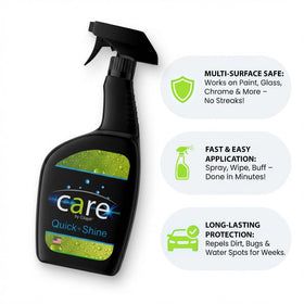 Cilajet spray in action applying quick shine for fast gloss and protection