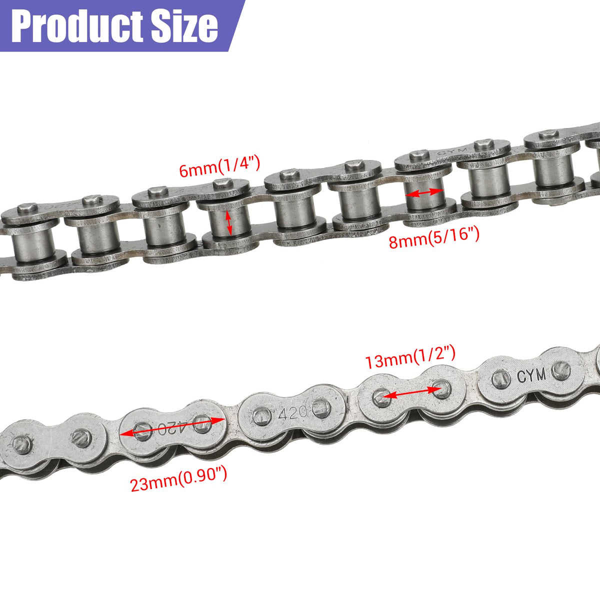 CILOYU 25T driven sprocket close-up showing hardened teeth for long wear