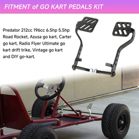 CILOYU brake pedal side profile showing robust steel construction and stiffness benefit