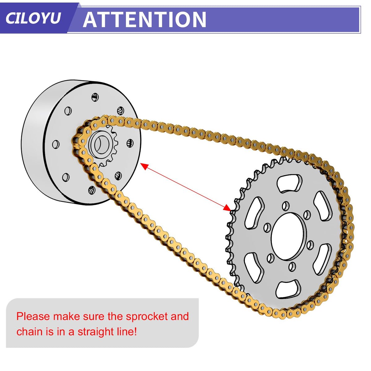 CILOYU chain breaker tool detail for easy on-bike cutting and joining