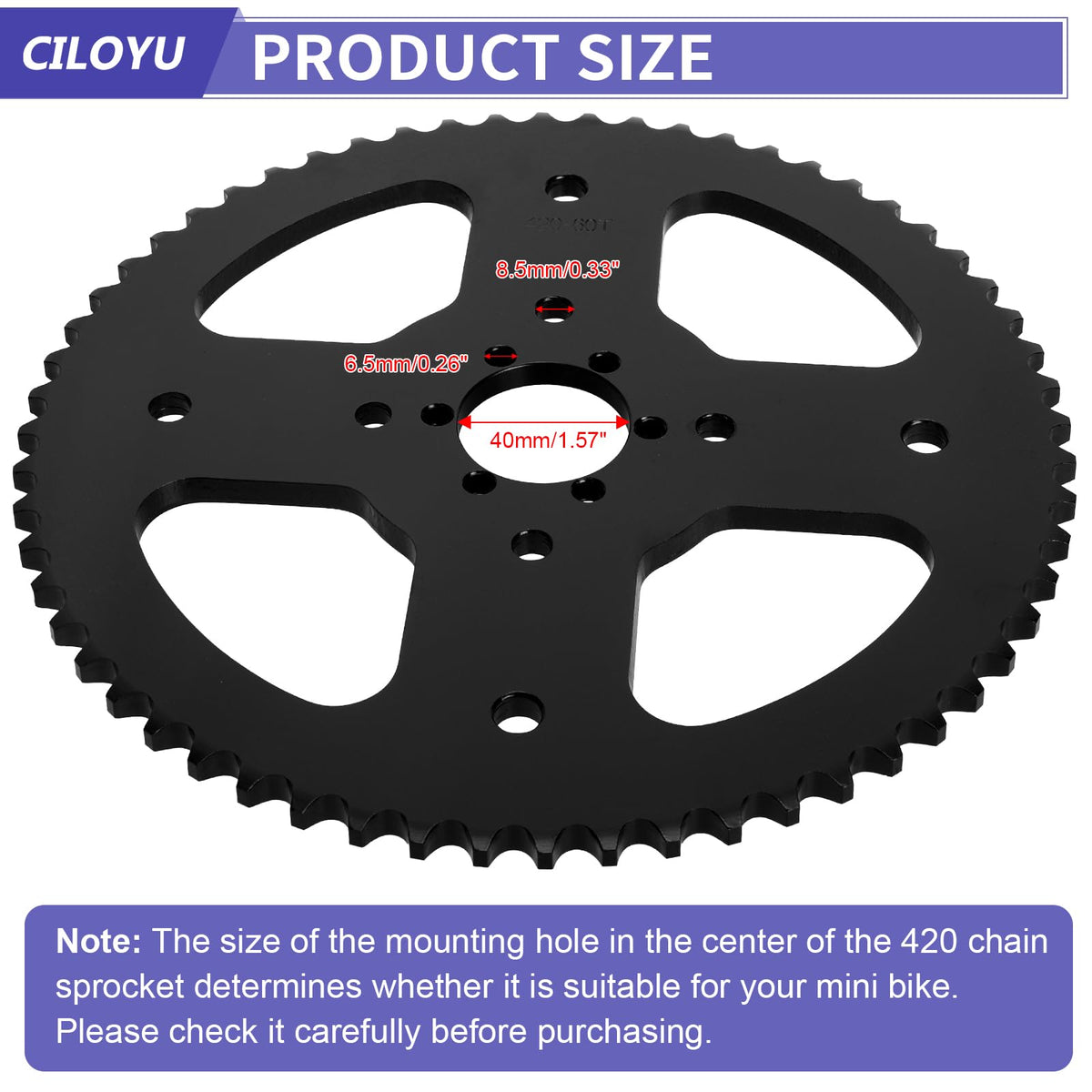 CILOYU chain breaker tool in use enabling onsite chain shortening and fitment