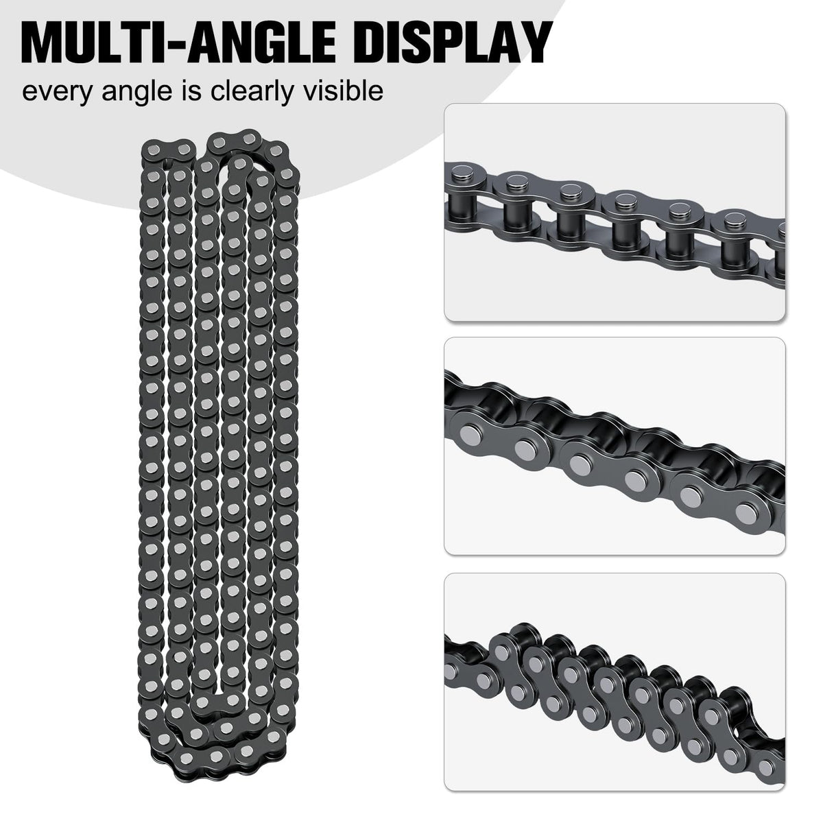 CILOYU close-up of chain links displaying alloy steel strength and wear resistance