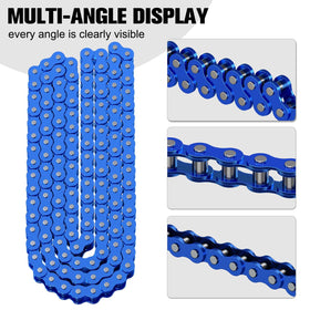 CILOYU close-up of 35 chain links and plates highlighting durable alloy-steel wear resistance