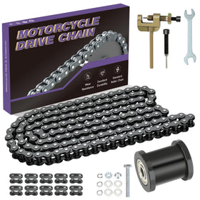 CILOYU front packaging showing full #35 140-link chain kit and tensioner benefit durability