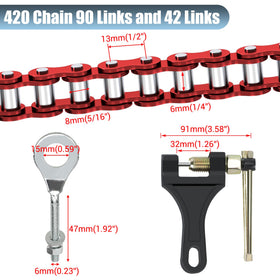 CILOYU chain length measured on ruler for accurate trimming benefit