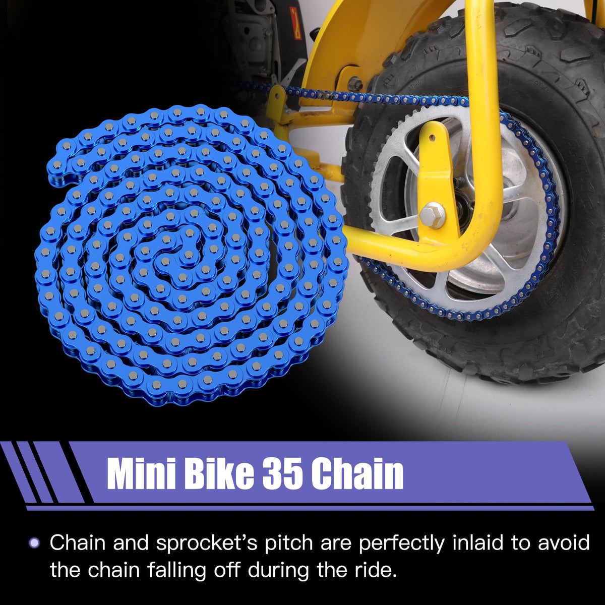 CILOYU chain installed on sprocket demonstrating secure fit and improved drivetrain reliability