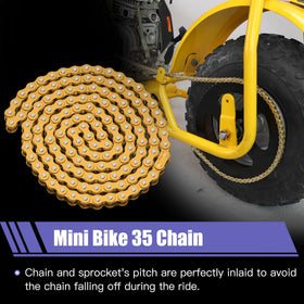 CILOYU chain next to ruler showing correct size and easy identification benefit