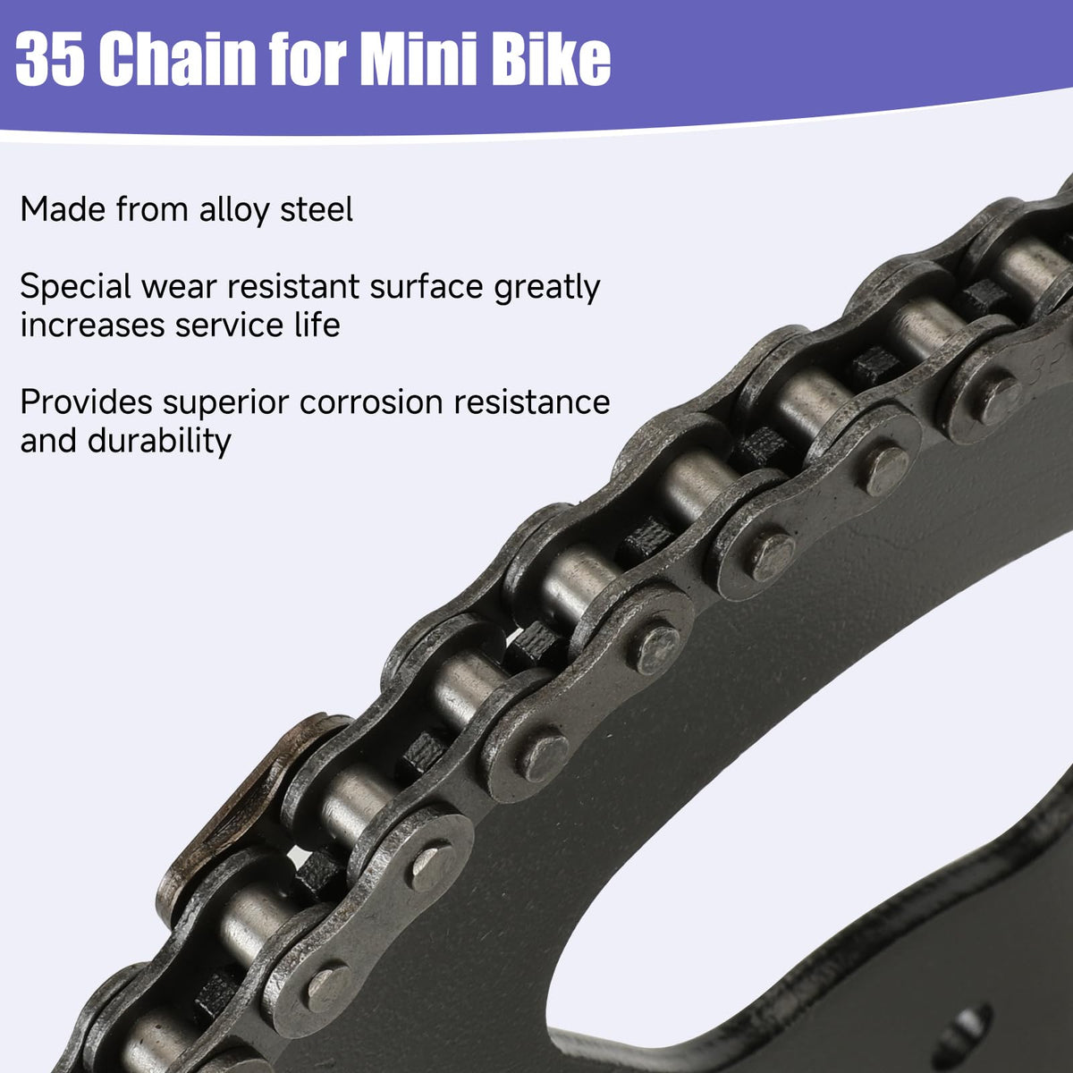 CILOYU chain kit contents with breaker and extra master link for simple installation