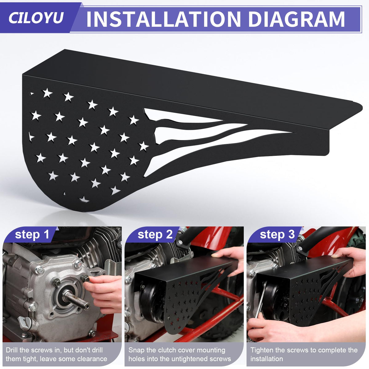 CILOYU side profile highlighting rigid guard for safety benefit