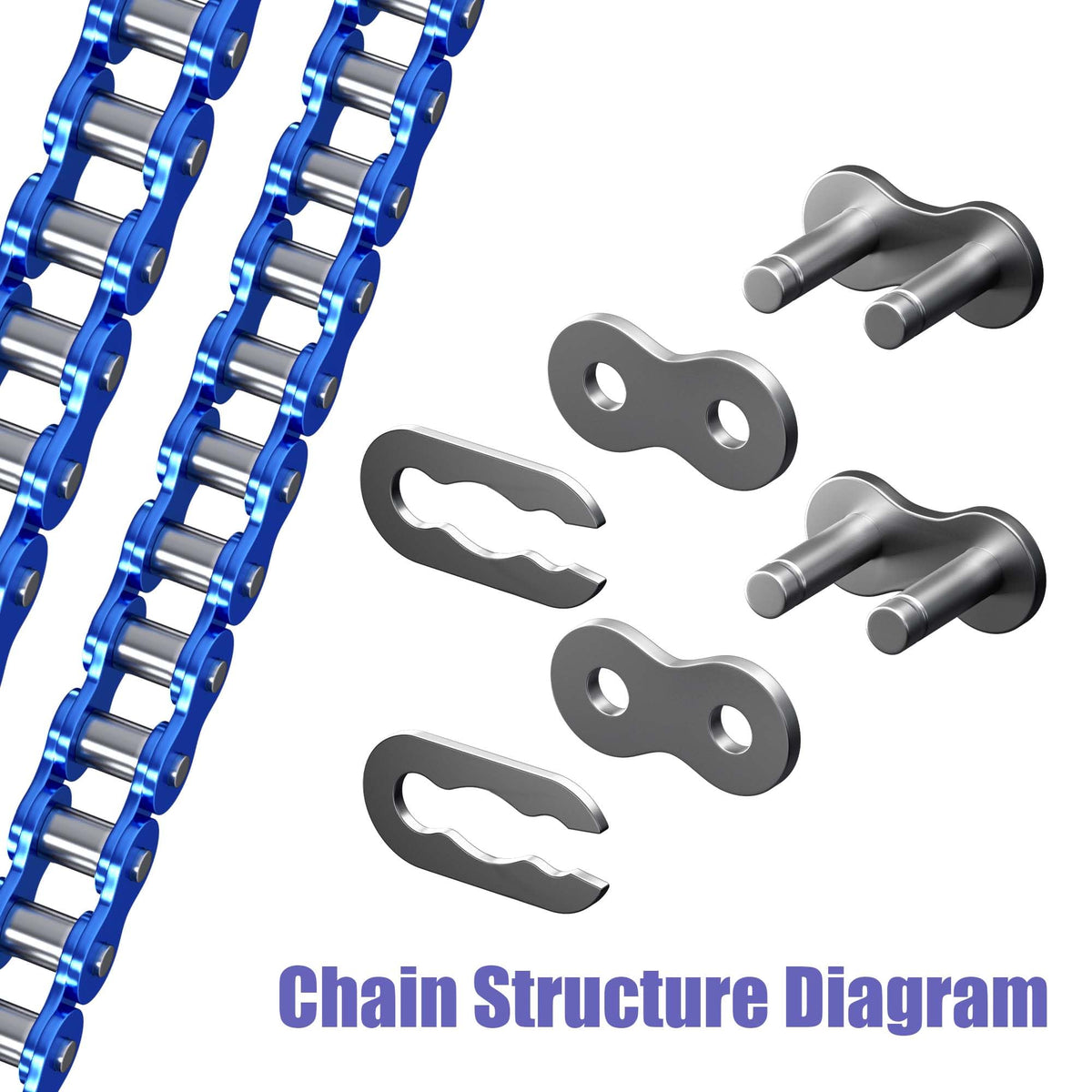 CILOYU surface detail showing corrosion-resistant finish for longer chain life