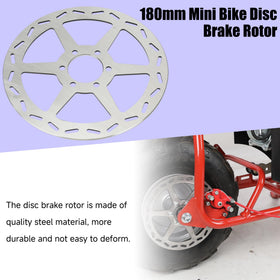 CILOYU 180mm steel disc rotor top view highlighting durable braking surface