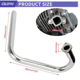 CILOYU laser-cut slits detail enhancing exhaust scavenging performance