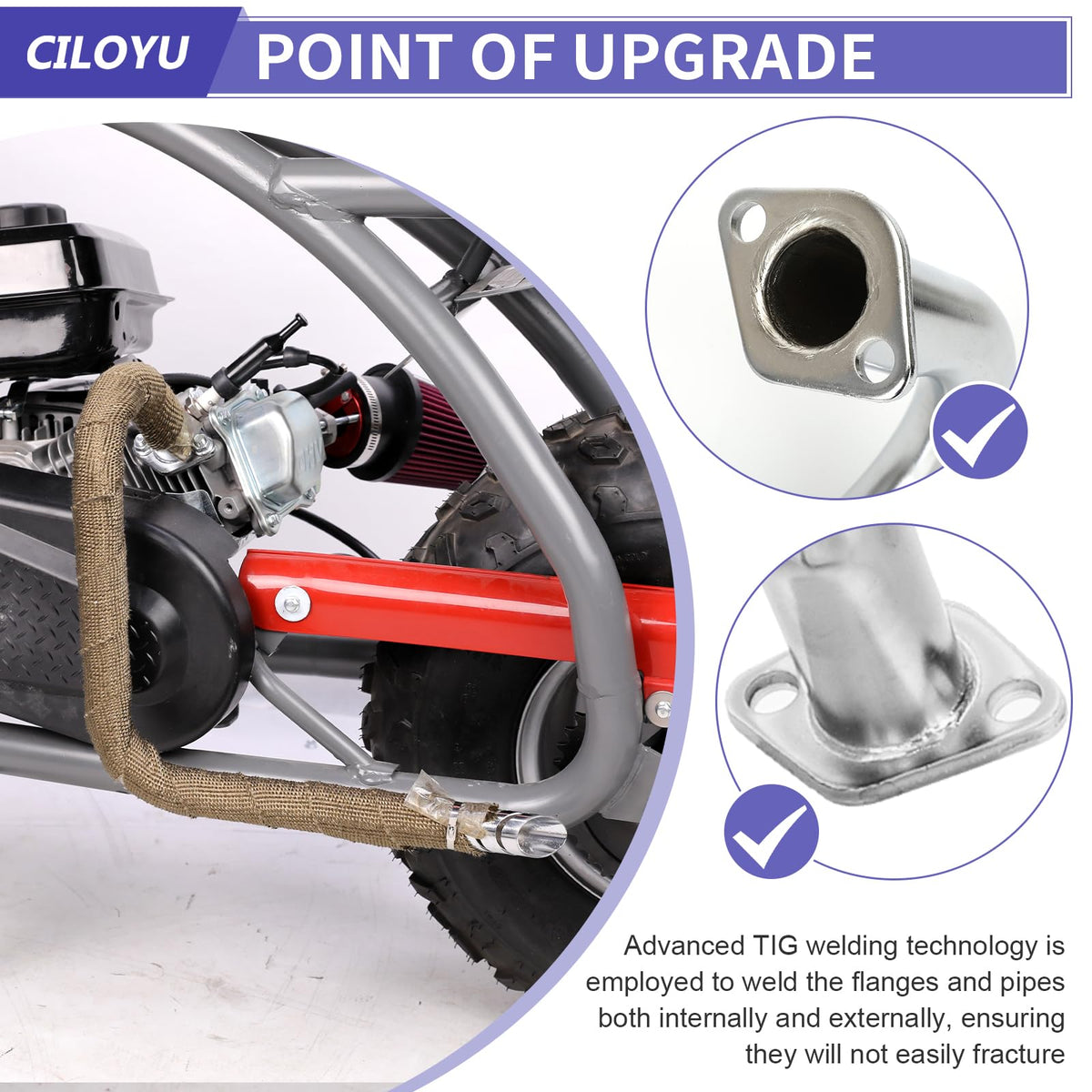 CILOYU packaged parts with included hardware for straightforward installation