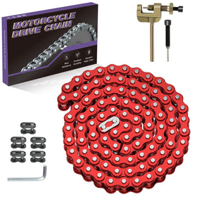CILOYU front view of packaged #35 chain showing length and contents