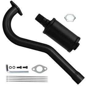 CILOYU front profile exhaust showing full assembly and easy replacement benefit