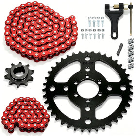 CILOYU front view of 40T sprocket showing mounting holes and durable finish