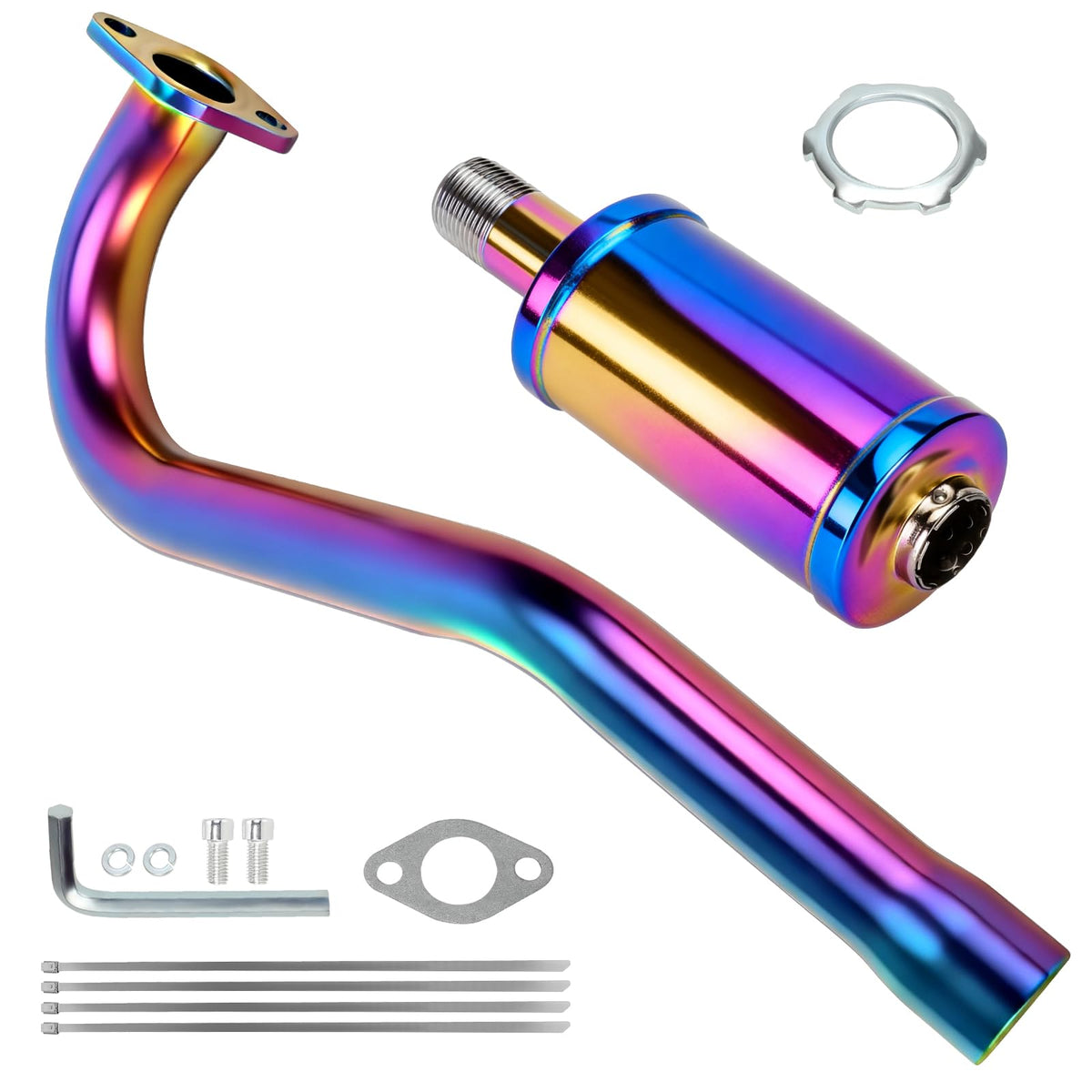 CILOYU full exhaust kit front view showing durable construction and fitment benefit