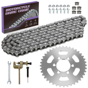 CILOYU front view of sprocket and chain showing durable finish and fit