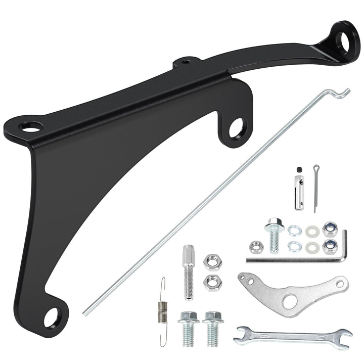 CILOYU front view of throttle linkage kit showing components for precise control