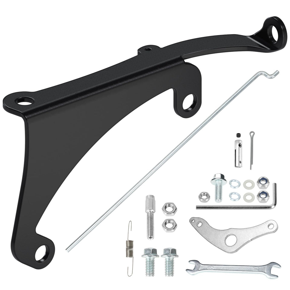 CILOYU front view of throttle linkage kit showing components for precise control