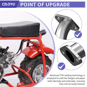 CILOYU flange detail demonstrating thicker flange for better seal and durability