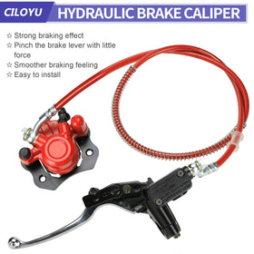 CILOYU hydraulic caliper detail showing compact design and improved stopping