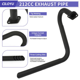 CILOYU close TIG weld detail on exhaust demonstrating durable join