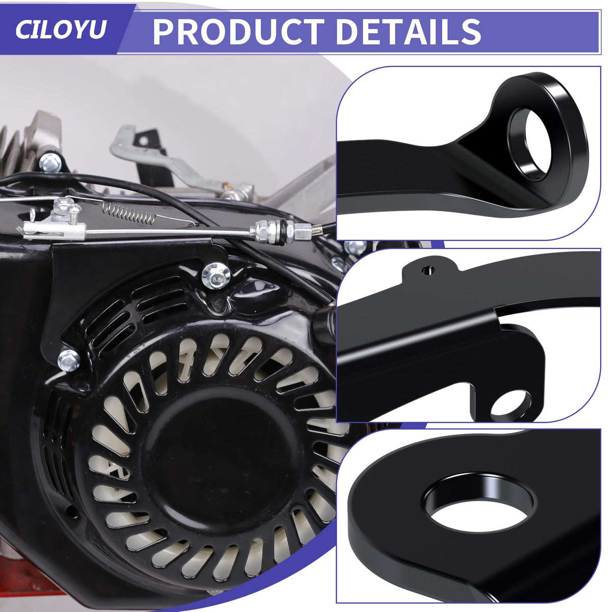CILOYU lifestyle image of mini kart with installed kit ready for use
