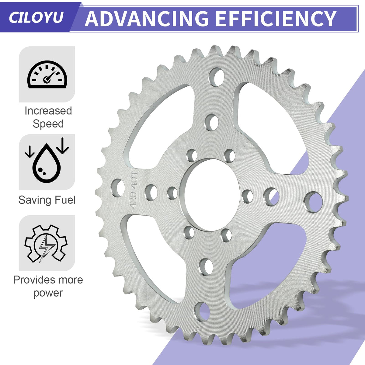 CILOYU lifestyle shot of mini bike offroad setup showing improved handling benefit