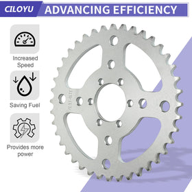 CILOYU lifestyle shot of mini bike offroad setup showing improved handling benefit