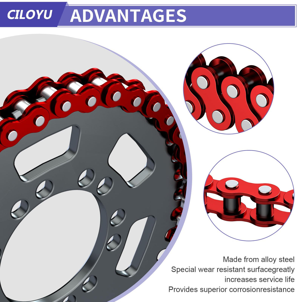 CILOYU master link and chain-breaker laid out for quick installation