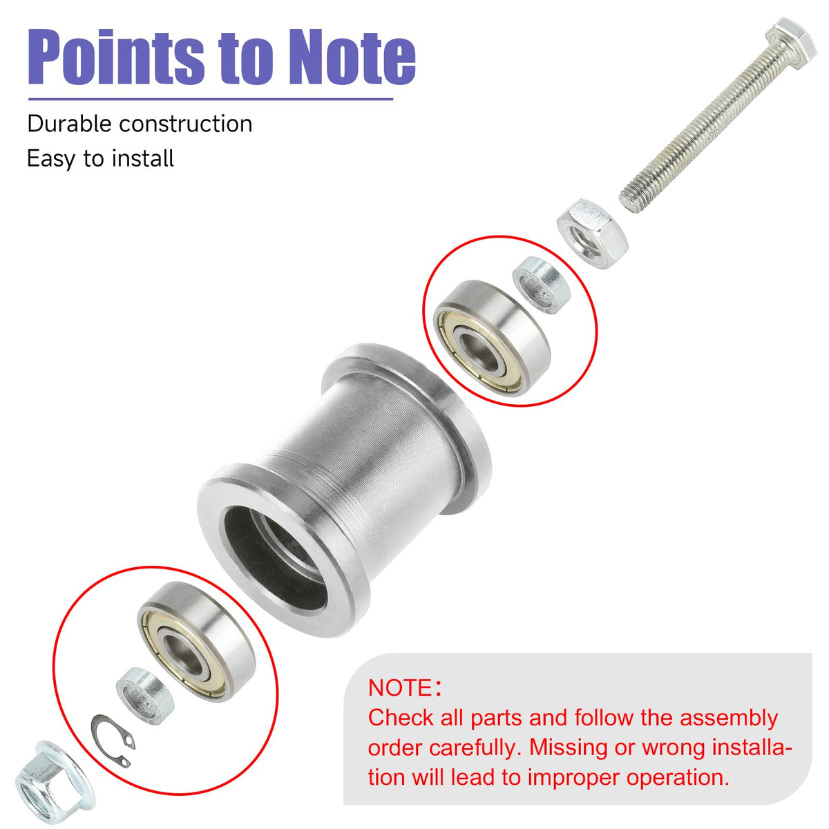 CILOYU metal roller closeup highlighting durable construction and longevity