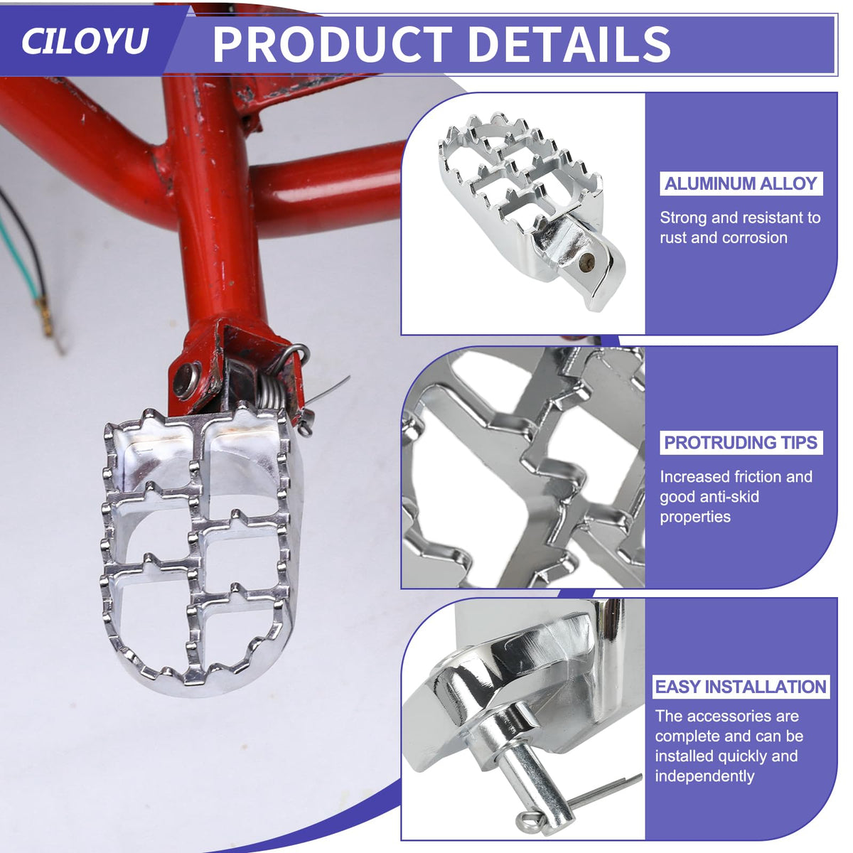 CILOYU included mounting bolts and hardware for easy installation