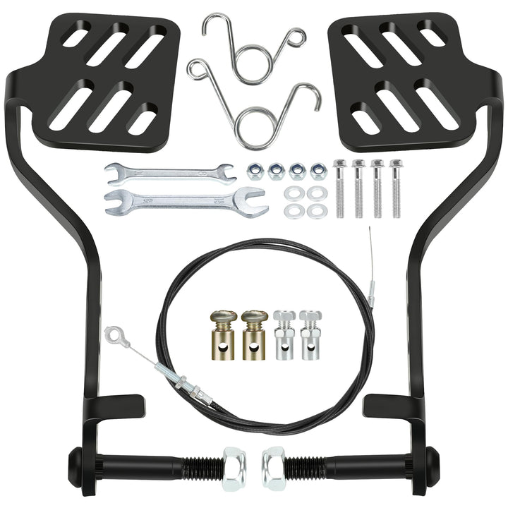 CILOYU pedal kit front view showing full set and mounting points for easy installation