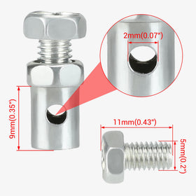CILOYU pedals connected to engine linkage showing straightforward installation benefit