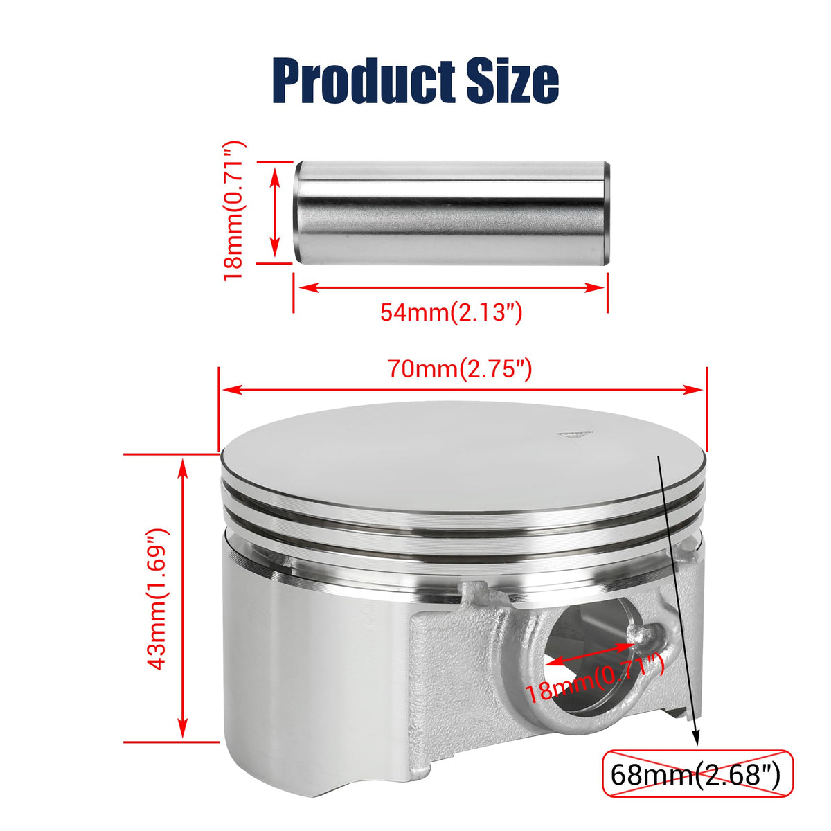 CILOYU arranged piston rings showing precise fit and sealing benefit