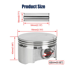 CILOYU arranged piston rings showing precise fit and sealing benefit
