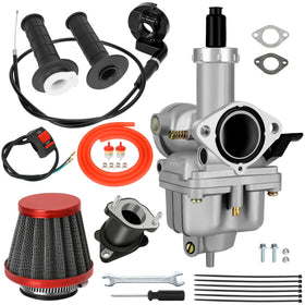 CILOYU PZ26 front view showing carburetor body for easier replacement