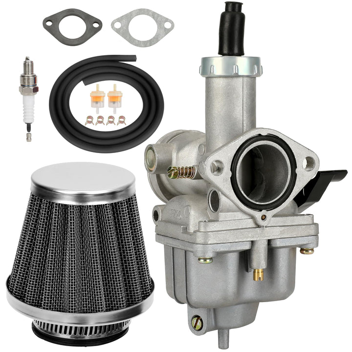 CILOYU PZ26 front view showing carburetor body and intake for easy replacement