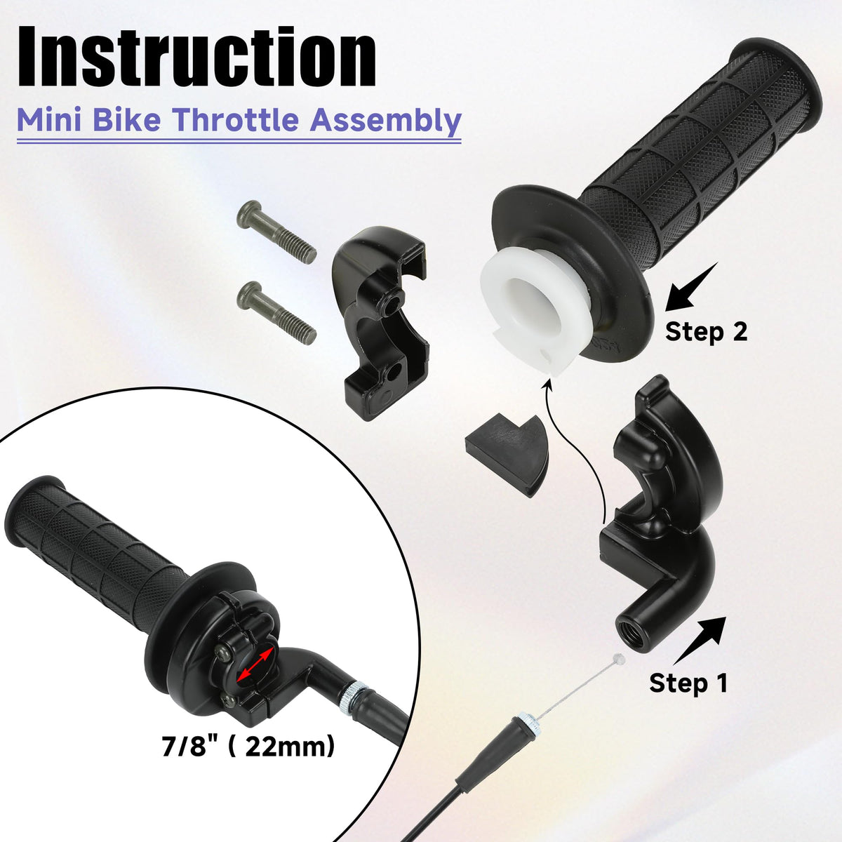 CILOYU handle grips and wrenches included for quick installation