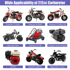 CILOYU PZ27 mounted on Predator 212 mini bike for reliable power delivery